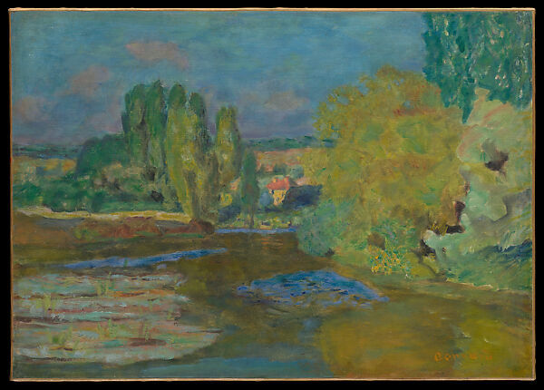 House on the Seine near Vernon, Pierre Bonnard (French, Fontenay-aux-Roses 1867–1947 Le Cannet), Oil on canvas 