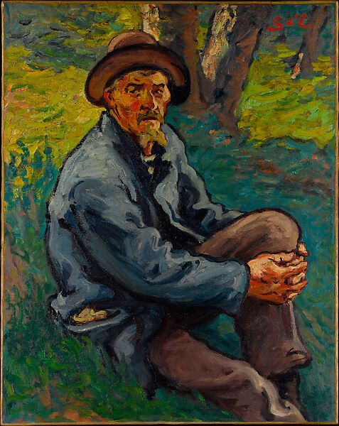 The Old Mushroom Gatherer, Georges d'Espagnat (French, 1870–1950), Oil on canvas