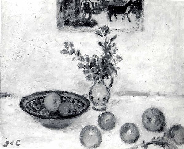 Flowers and Fruit, Georges d'Espagnat (French, 1870–1950), Oil on canvas