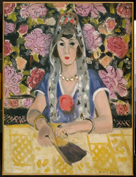 Espagnole: Harmonie en bleu (Spanish Woman: Harmony in Blue), Henri Matisse (French, Le Cateau-Cambrésis 1869–1954 Nice), Oil on canvas 