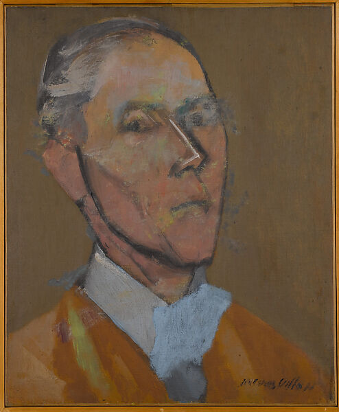 Self Portrait, Jacques Villon (French, Damville 1875–1963 Puteaux), Oil on canvas 
