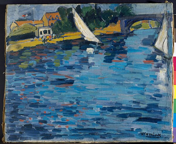 Sails at Chatou, Maurice de Vlaminck (French, Paris 1876–1958 Reuil-La-Gadelière), Oil on canvas 