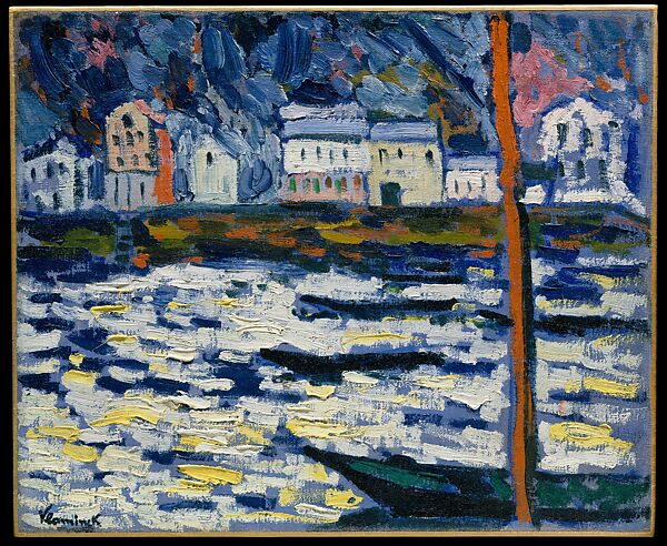 Sunlight on Water, Maurice de Vlaminck (French, Paris 1876–1958 Reuil-La-Gadelière), Oil on canvas 