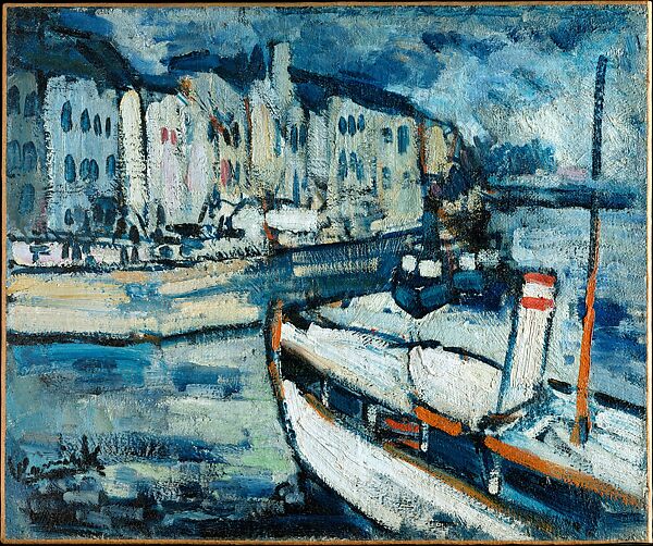 The Port of Le Havre, Maurice de Vlaminck (French, Paris 1876–1958 Reuil-La-Gadelière), Oil on canvas 