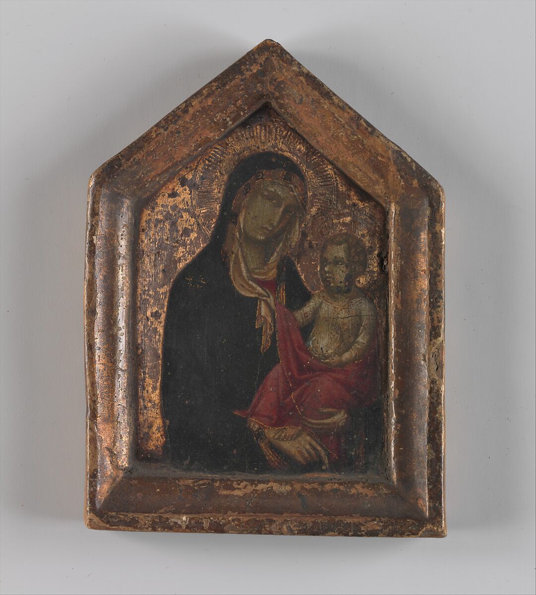 Madonna and Child, Italian [Tuscan] Painter, first quarter of 14th century, Tempera on panel, Italian, Tuscany 