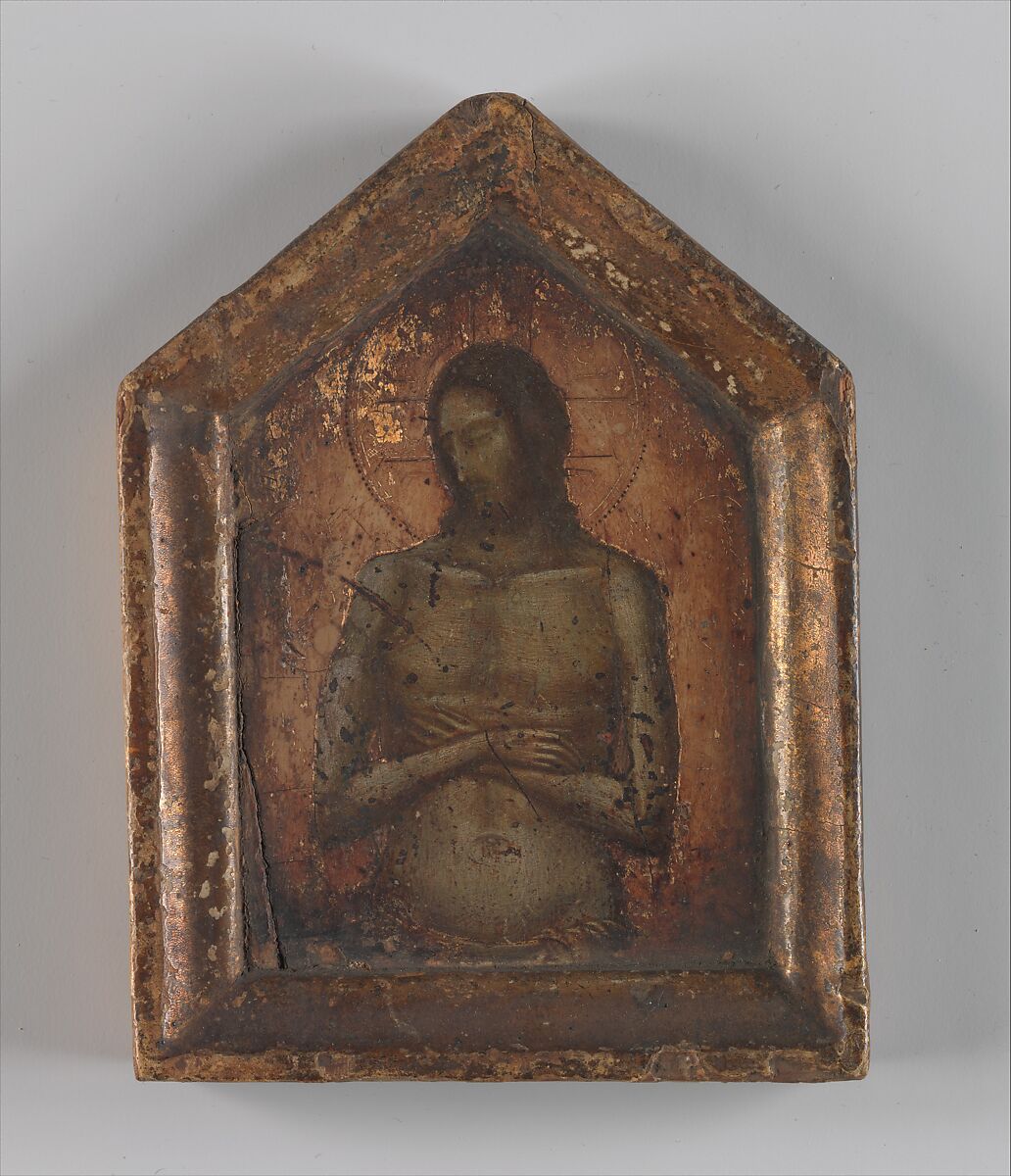 Pietà, Italian [Tuscan] Painter, first quarter of 14th century, Tempera on panel, Italian, Tuscany 