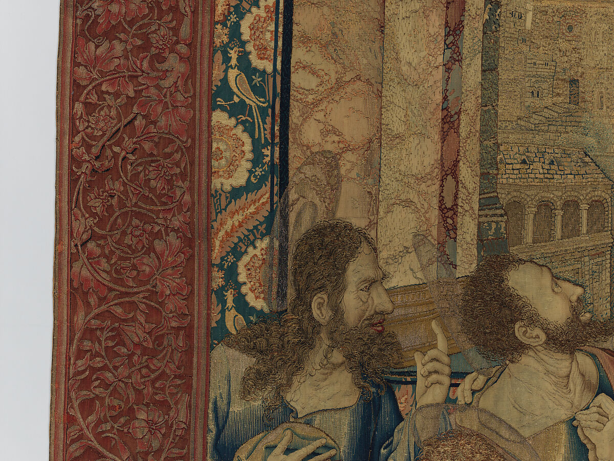 The Last Supper, Designed by Bernard van Orley (Netherlandish, Brussels ca. 1492–1541/42 Brussels), Wool, silk, silver-gilt thread.