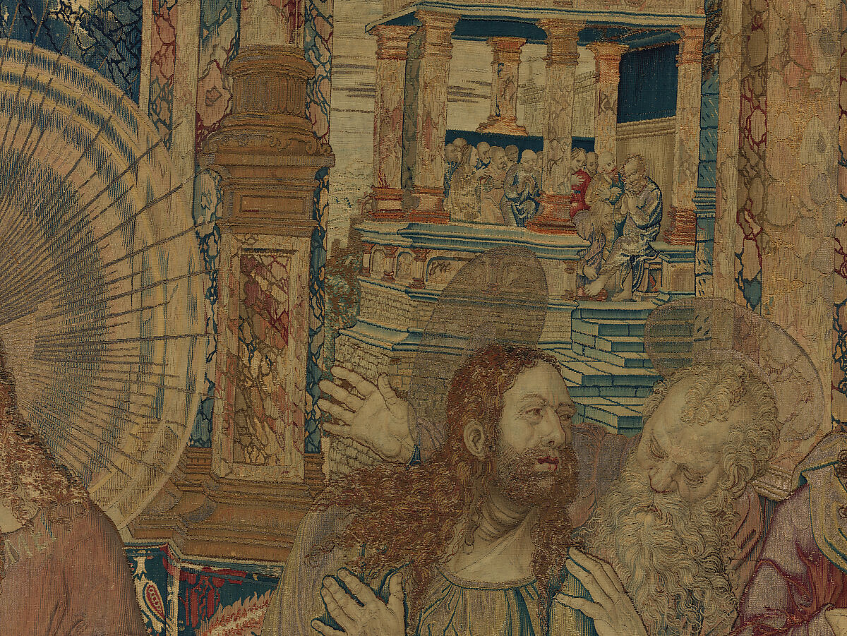 The Last Supper, Designed by Bernard van Orley (Netherlandish, Brussels ca. 1492–1541/42 Brussels), Wool, silk, silver-gilt thread.