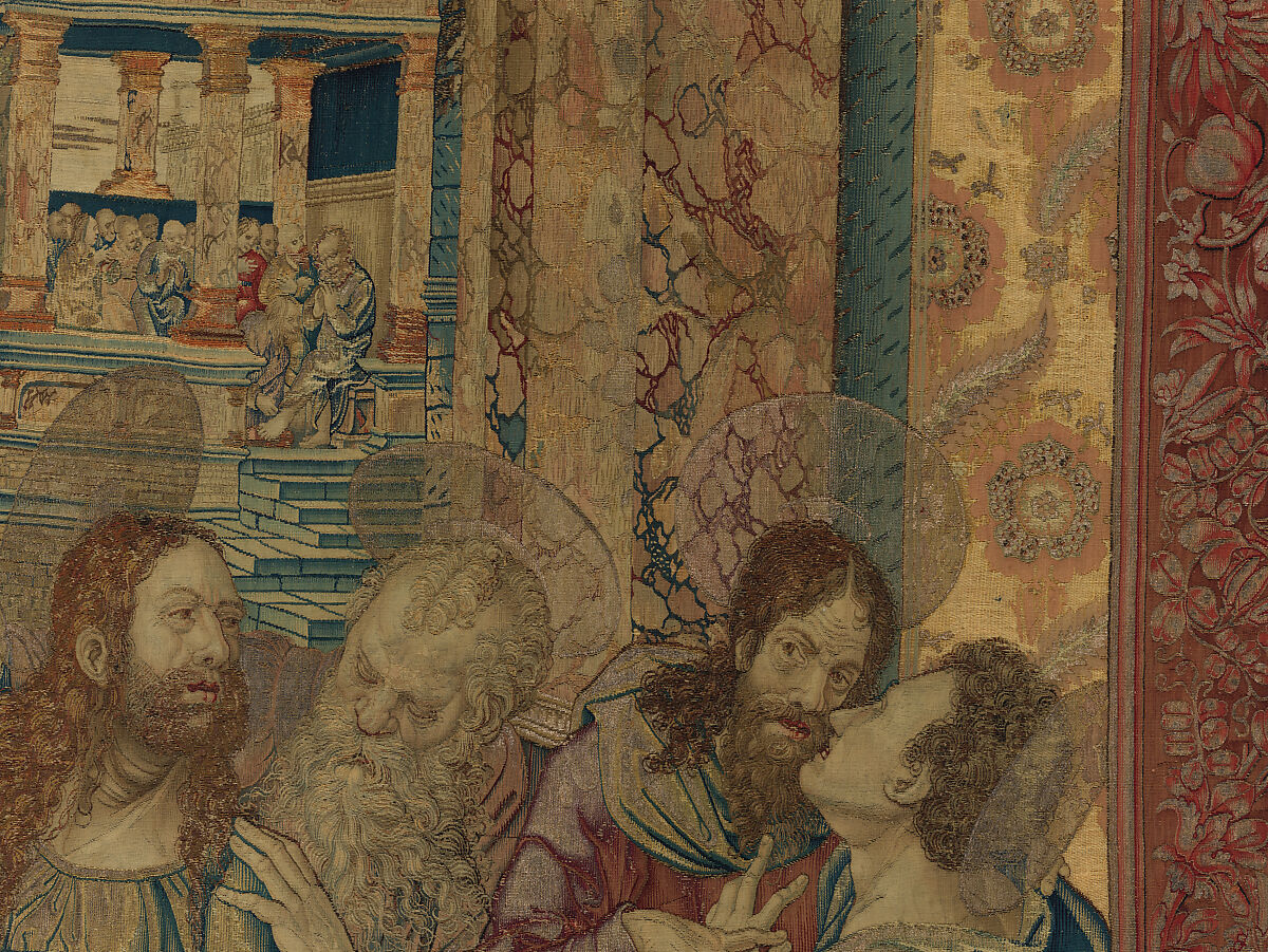 The Last Supper, Designed by Bernard van Orley (Netherlandish, Brussels ca. 1492–1541/42 Brussels), Wool, silk, silver-gilt thread.