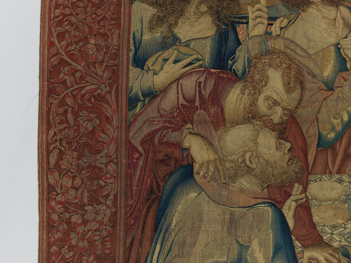 The Last Supper, Designed by Bernard van Orley (Netherlandish, Brussels ca. 1492–1541/42 Brussels), Wool, silk, silver-gilt thread.