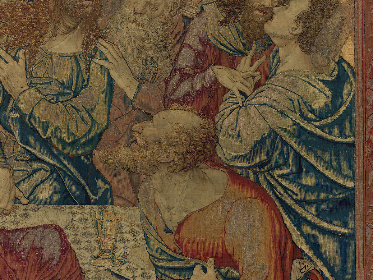 The Last Supper, Designed by Bernard van Orley (Netherlandish, Brussels ca. 1492–1541/42 Brussels), Wool, silk, silver-gilt thread.