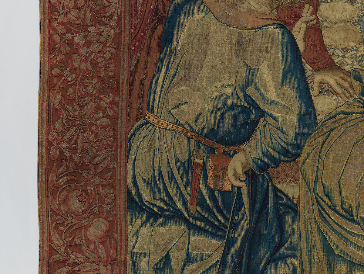 The Last Supper, Designed by Bernard van Orley (Netherlandish, Brussels ca. 1492–1541/42 Brussels), Wool, silk, silver-gilt thread.