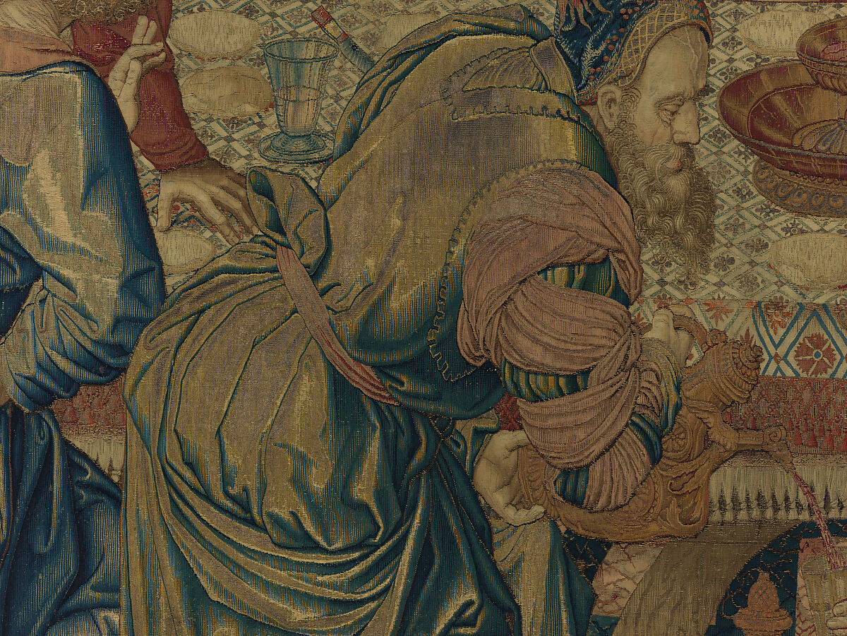 The Last Supper, Designed by Bernard van Orley (Netherlandish, Brussels ca. 1492–1541/42 Brussels), Wool, silk, silver-gilt thread.