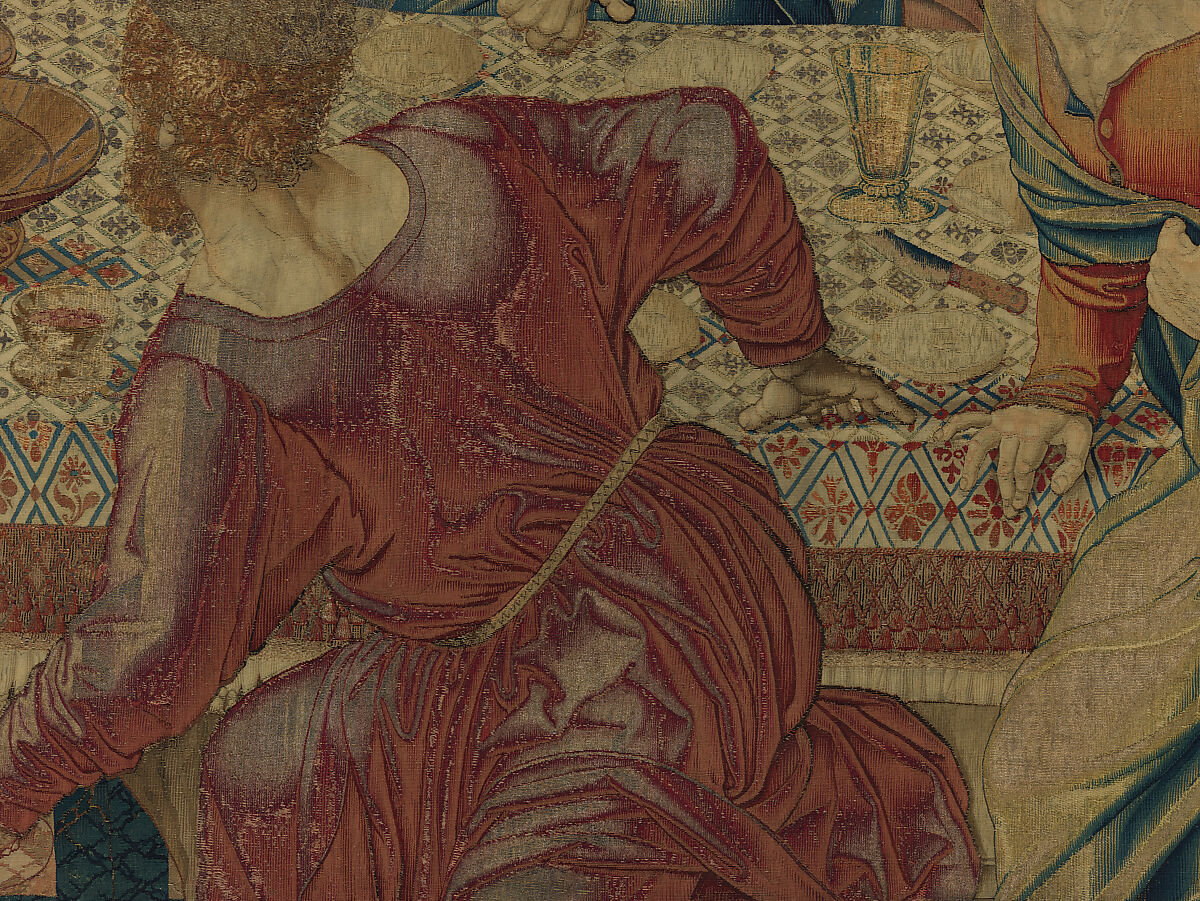 The Last Supper, Designed by Bernard van Orley (Netherlandish, Brussels ca. 1492–1541/42 Brussels), Wool, silk, silver-gilt thread.