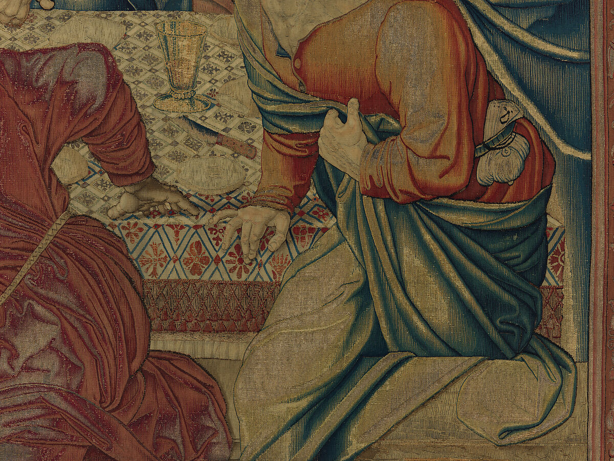 The Last Supper, Designed by Bernard van Orley (Netherlandish, Brussels ca. 1492–1541/42 Brussels), Wool, silk, silver-gilt thread.
