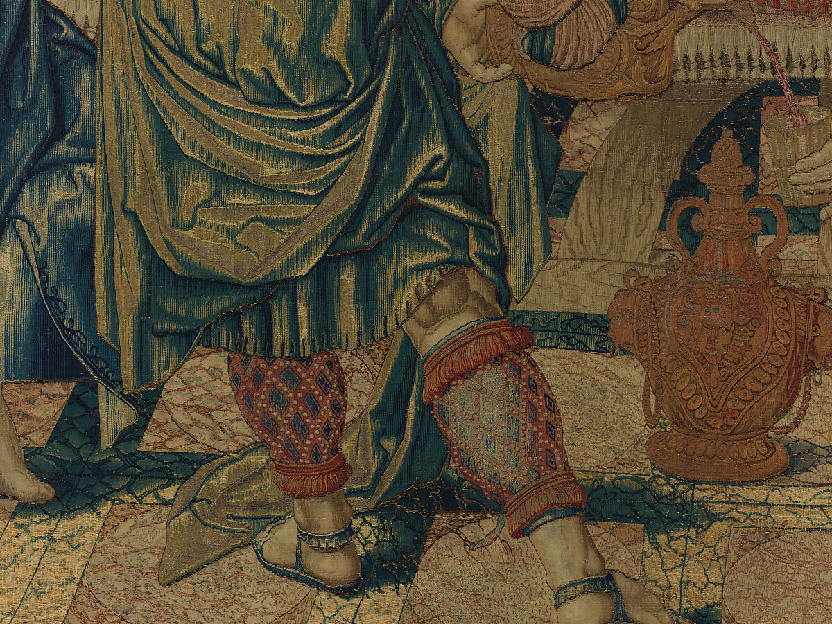 The Last Supper, Designed by Bernard van Orley (Netherlandish, Brussels ca. 1492–1541/42 Brussels), Wool, silk, silver-gilt thread.