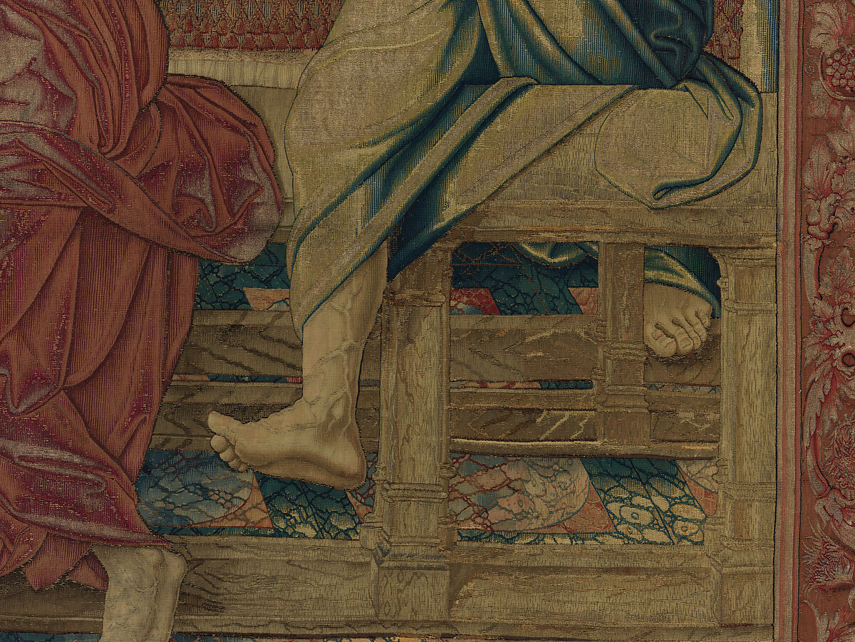 The Last Supper, Designed by Bernard van Orley (Netherlandish, Brussels ca. 1492–1541/42 Brussels), Wool, silk, silver-gilt thread.