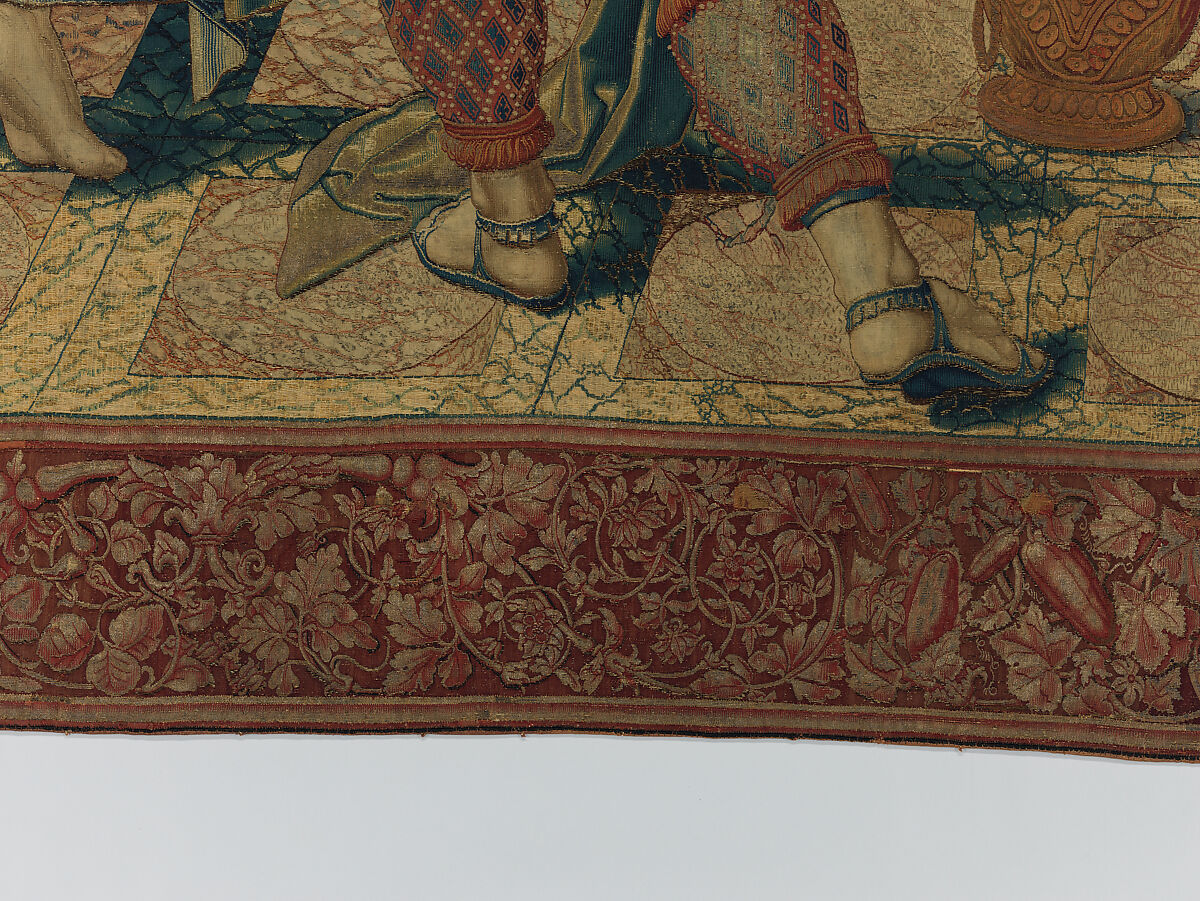 The Last Supper, Designed by Bernard van Orley (Netherlandish, Brussels ca. 1492–1541/42 Brussels), Wool, silk, silver-gilt thread.