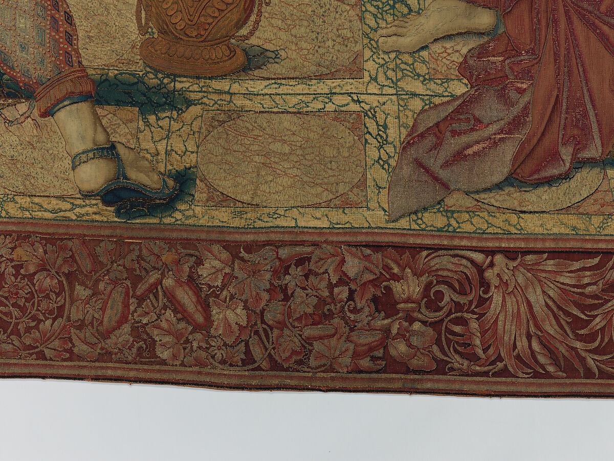 The Last Supper, Designed by Bernard van Orley (Netherlandish, Brussels ca. 1492–1541/42 Brussels), Wool, silk, silver-gilt thread.