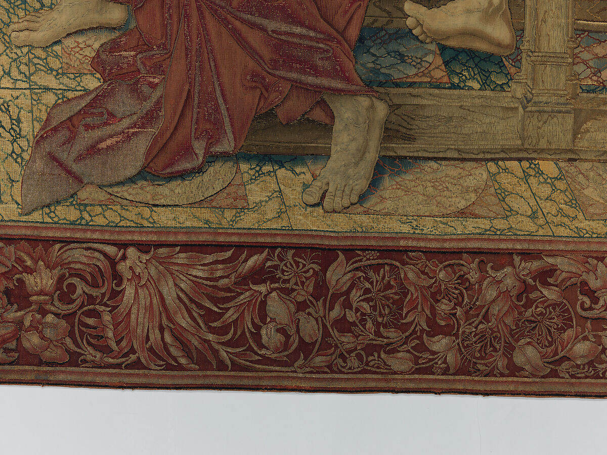 The Last Supper, Designed by Bernard van Orley (Netherlandish, Brussels ca. 1492–1541/42 Brussels), Wool, silk, silver-gilt thread.