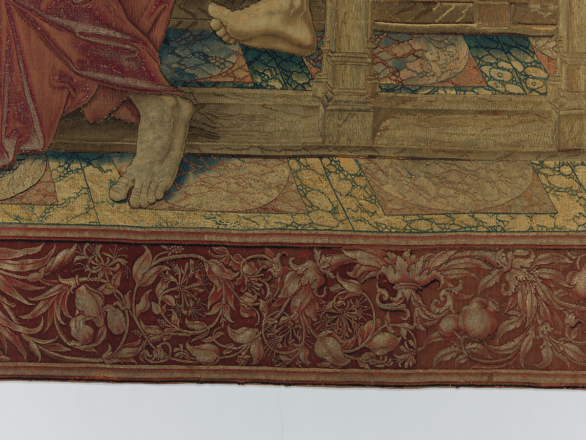 The Last Supper, Designed by Bernard van Orley (Netherlandish, Brussels ca. 1492–1541/42 Brussels), Wool, silk, silver-gilt thread.