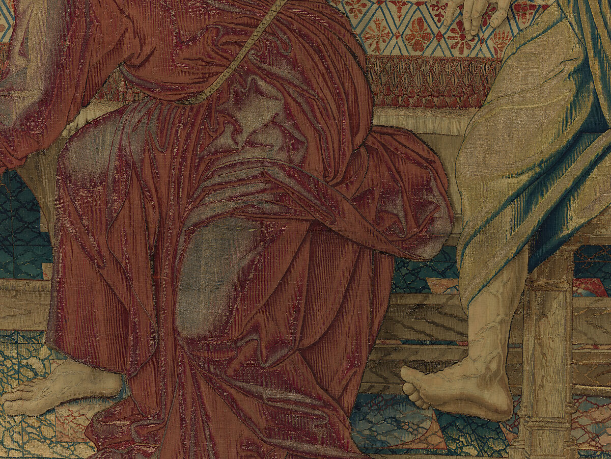 The Last Supper, Designed by Bernard van Orley (Netherlandish, Brussels ca. 1492–1541/42 Brussels), Wool, silk, silver-gilt thread.