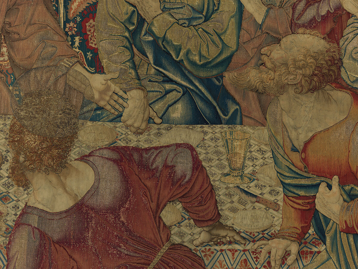 The Last Supper, Designed by Bernard van Orley (Netherlandish, Brussels ca. 1492–1541/42 Brussels), Wool, silk, silver-gilt thread.