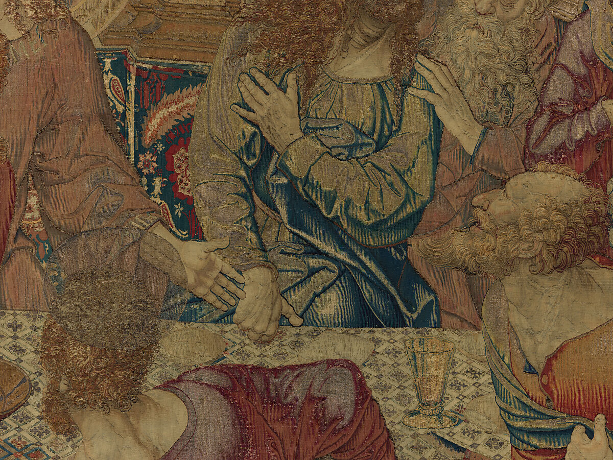 The Last Supper, Designed by Bernard van Orley (Netherlandish, Brussels ca. 1492–1541/42 Brussels), Wool, silk, silver-gilt thread.