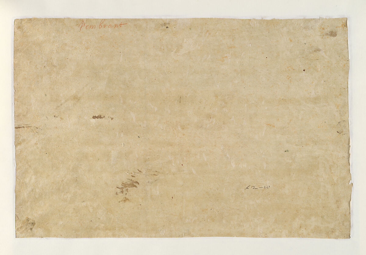 Cottage near the Entrance to a Wood, Rembrandt (Rembrandt van Rijn) (Dutch, Leiden 1606–1669 Amsterdam), Pen and inks ranging from light to dark brown, brown washes, corrected in white (oxidized, partially abraded), and touches of red chalk (in added structures to the left of the main cottage).