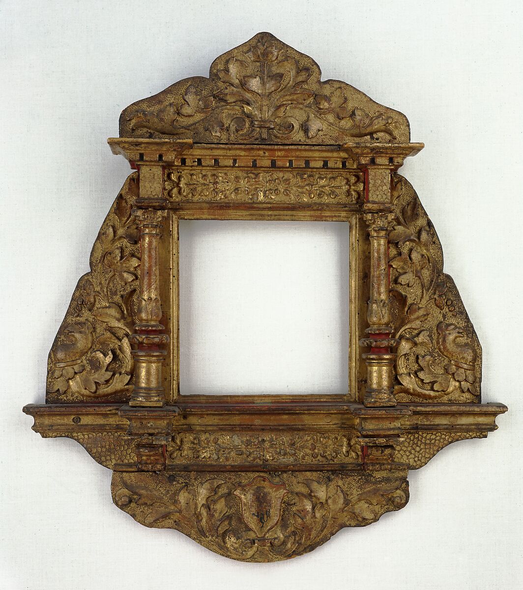 Late 20th Century Small Gold Wood Frame