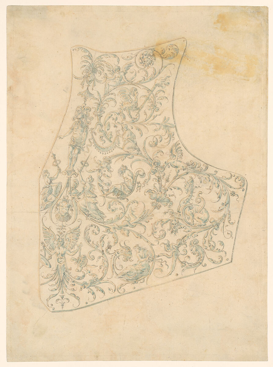 Copy after Etienne Delaune | Design for the Breastplate of a Suit of ...