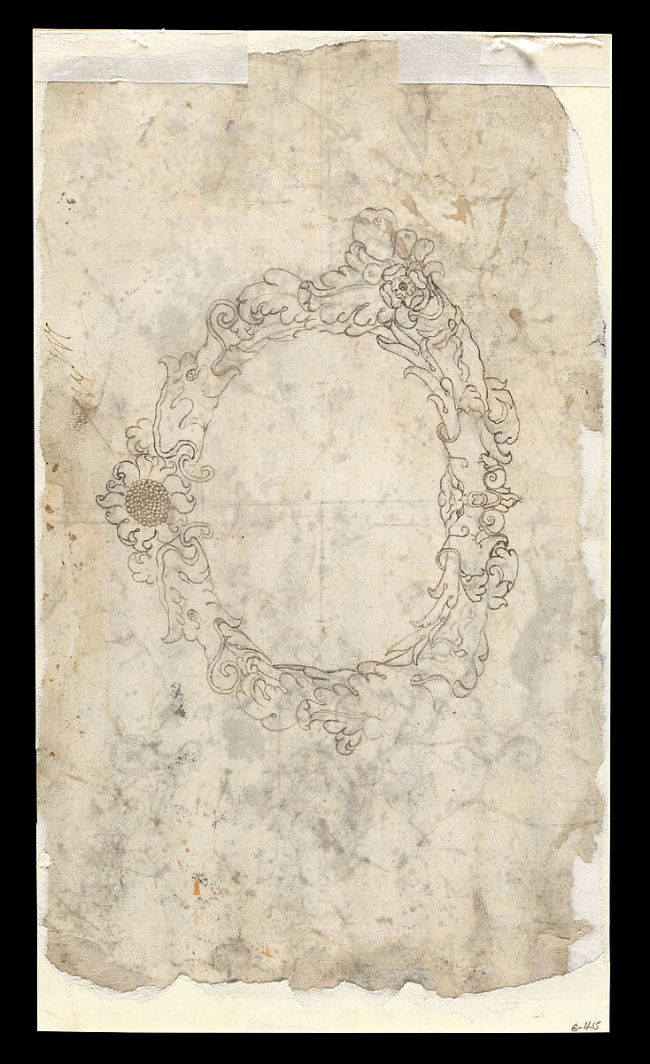 Wooded Landscape, Anthonie Waterloo (Dutch, Lille 1609–1690 Utrecht), Black chalk and brush and black ink, gray and grayish black wash, heightened with white.
Verso: (by the artist?) in pen and brown ink over black chalk.