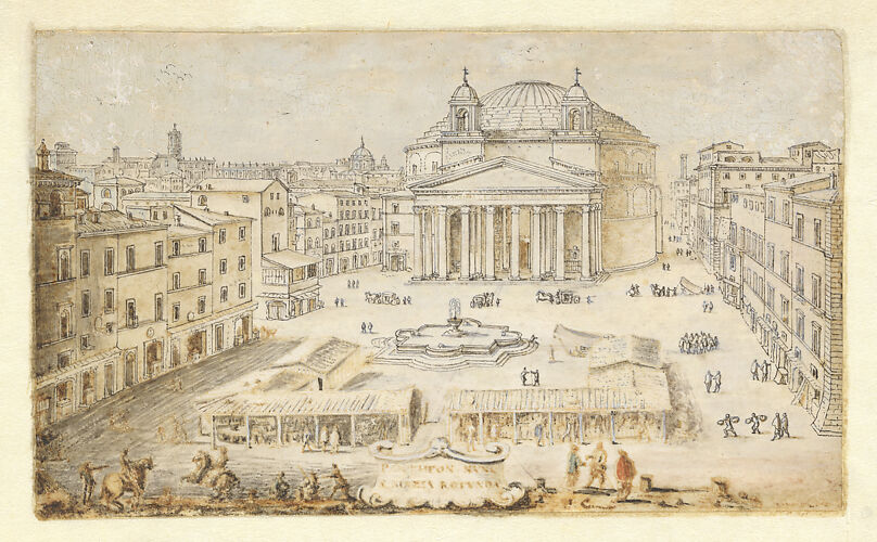 View of the Pantheon, Rome