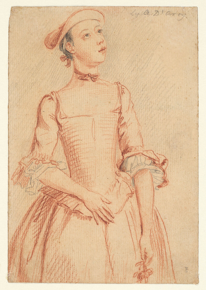 Lady Amelia D'Arcy, Paul Sandby (British, baptized Nottingham 1731–1809 London), red chalk, pencil, and some black chalk 
