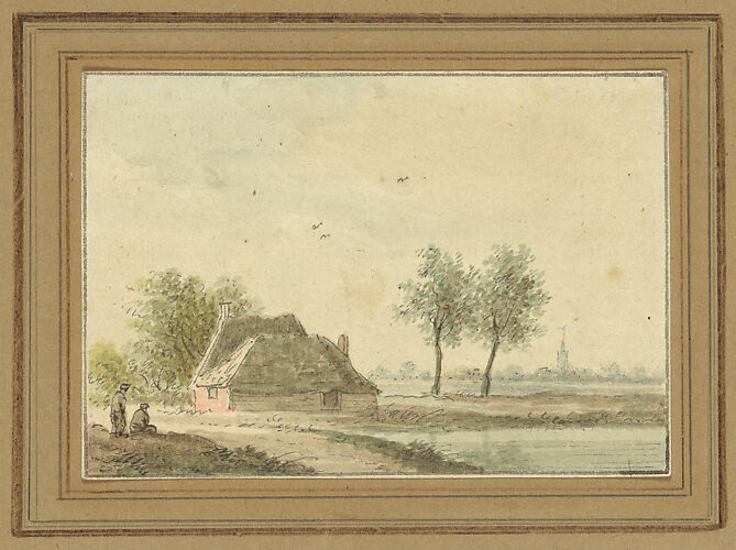 Cottage with a Distant Village
