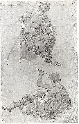 The Flagellation, Italian, Veneto (early 16th century), Metalpoint, brush and gray wash, touches of white, on gray prepared paper, Italian (Veneto) 