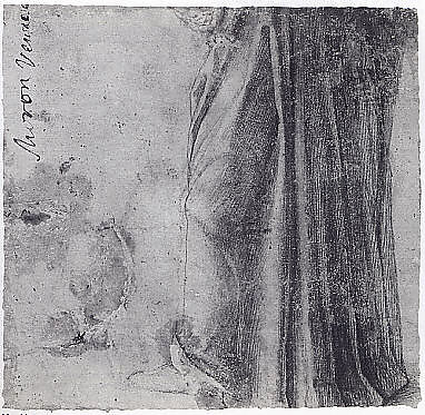 A Gentleman, a Young Woman, and a Dog, Michele da Verona (Italian, Verona ca. 1470–Verona 1536/1544) (?), Brush and gray and brown ink, heightened with white, on light brown paper.
