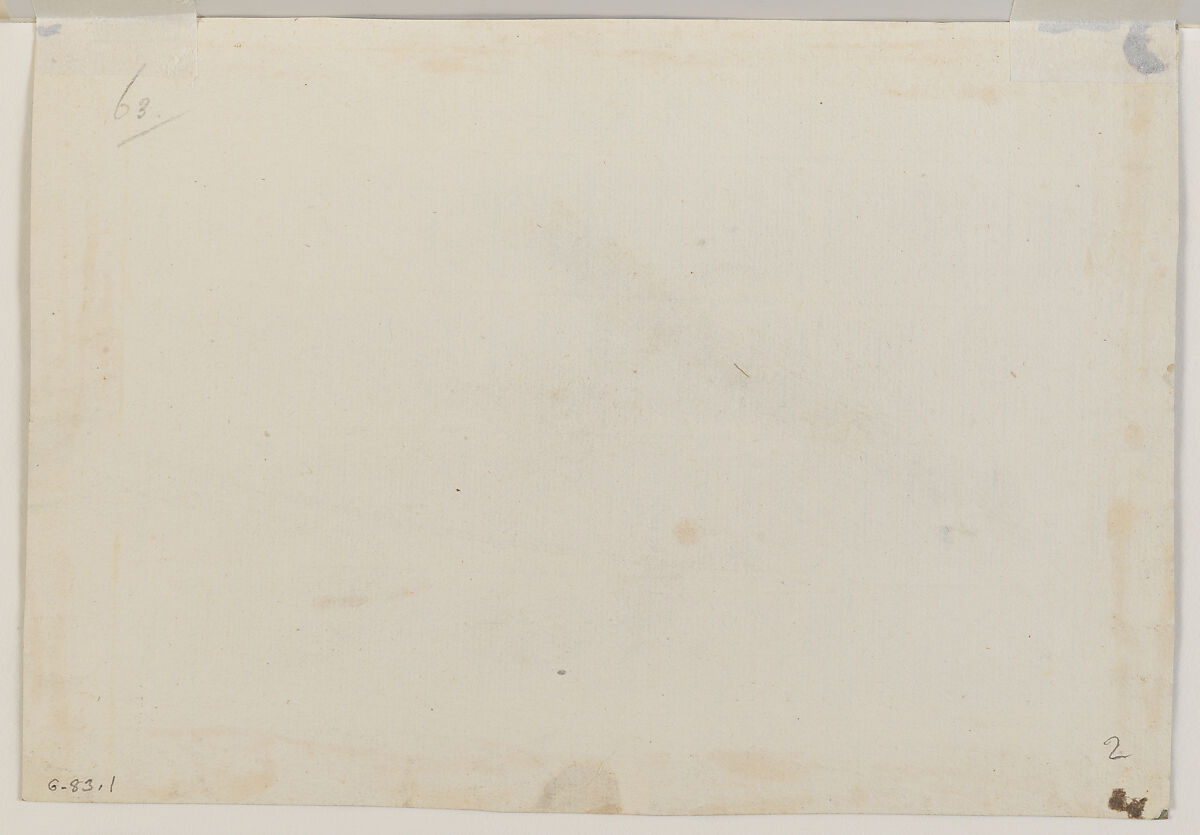 Reclining Female Nude, Domenico Tintoretto (Italian, Venice 1560–1635 Venice), Black and white chalk on blue paper