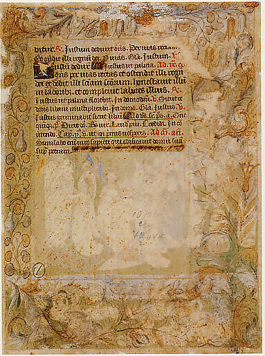 The Holy Virgins Greeted by Christ as They Enter the Gates of Paradise, Simon Marmion (French, Amiens ca. 1425–1489 Valenciennes), Tempera and gold leaf on parchment