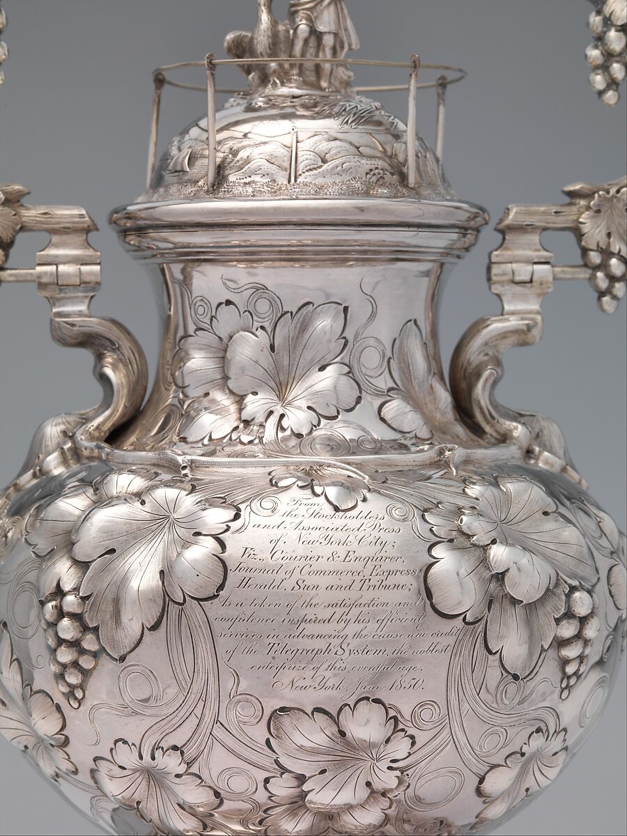 Teakettle, John C. Moore (ca. 1802–1874), Silver, American