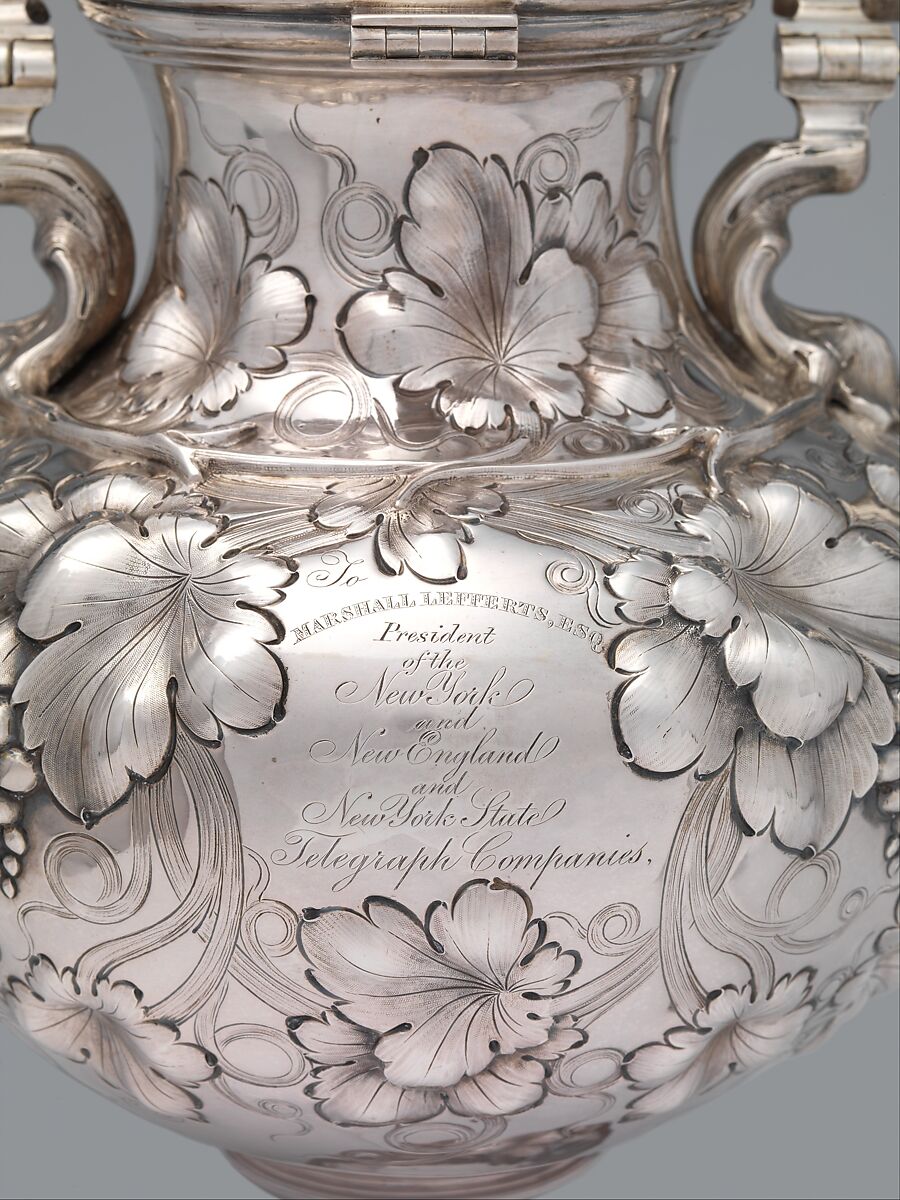 Teakettle, John C. Moore (ca. 1802–1874), Silver, American