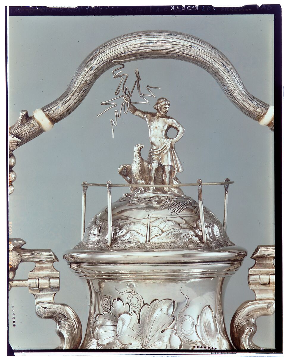 Teakettle, John C. Moore (ca. 1802–1874), Silver, American