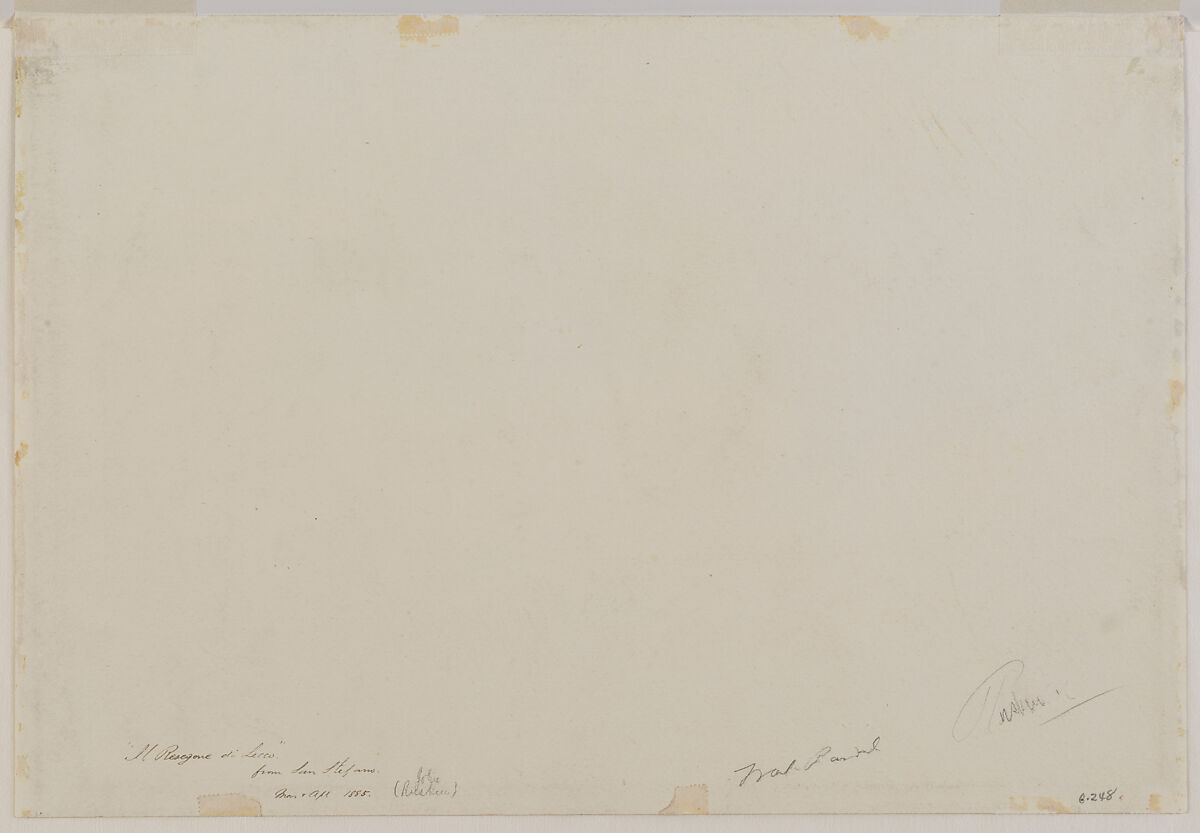 Mountainous Landscape in Italy : "Il Resegone", Frank Randal (active 1881–1894), Watercolor over pencil, British