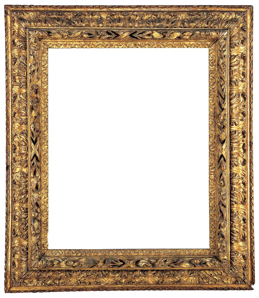 Reverse frame, Poplar. Mitered. Gilt; brown-orange bole. , Southern Italian or Bolognese