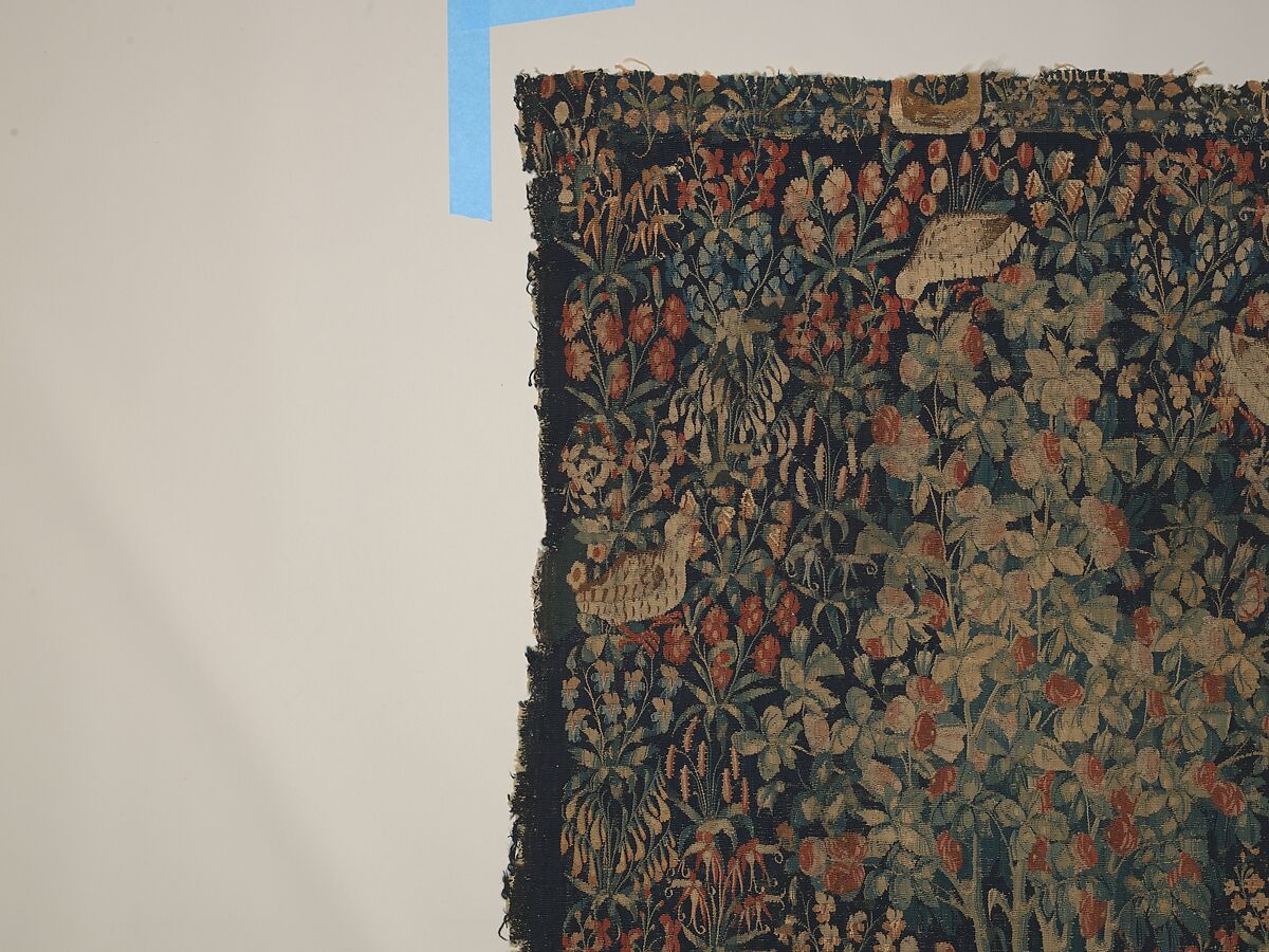 The Falcon Hunt, Wool, and silk in slit tapestry weave with some non-horizontal or eccentric wefts., Southern Netherlands