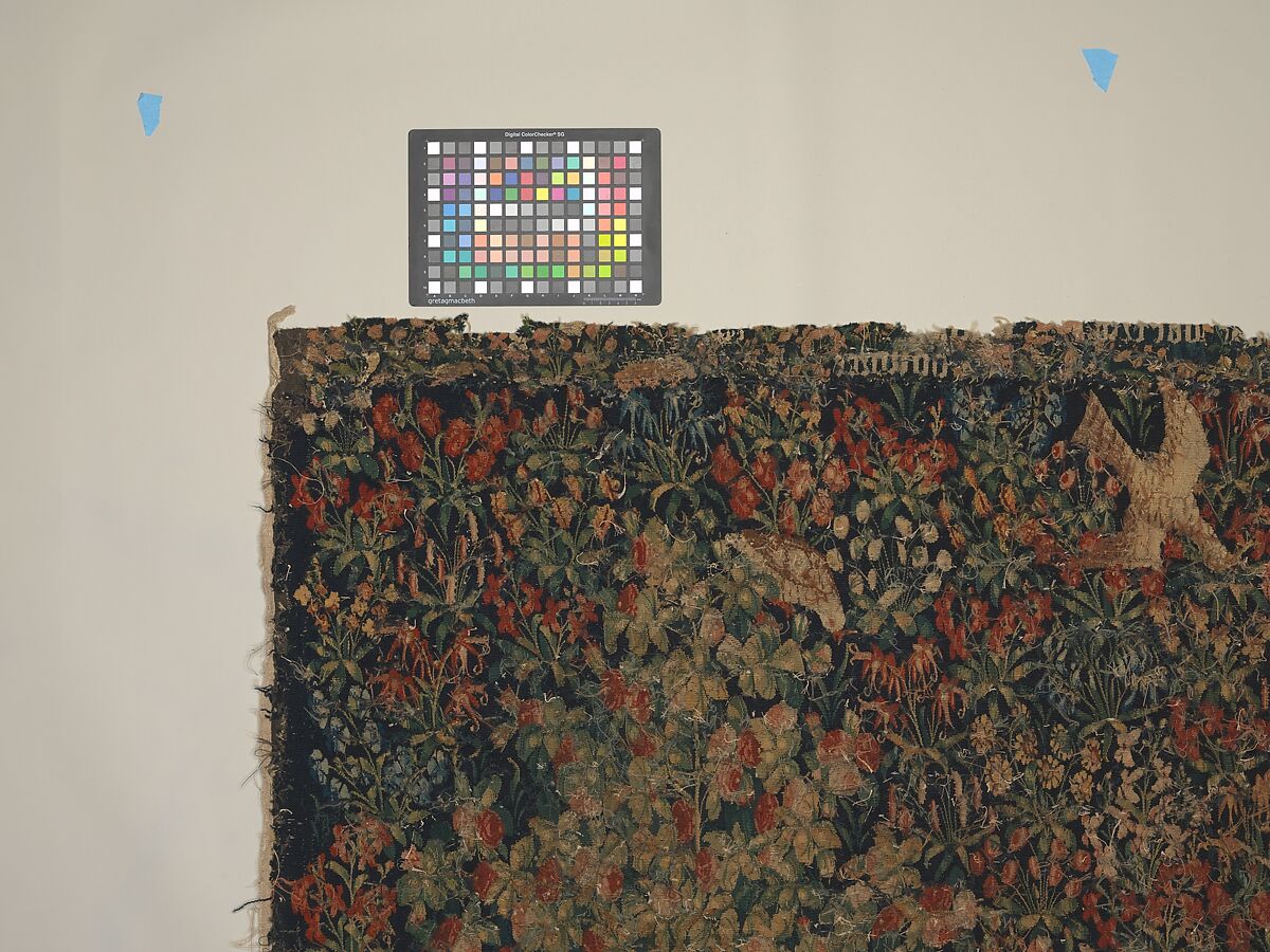 The Falcon Hunt, Wool, and silk in slit tapestry weave with some non-horizontal or eccentric wefts., Southern Netherlands