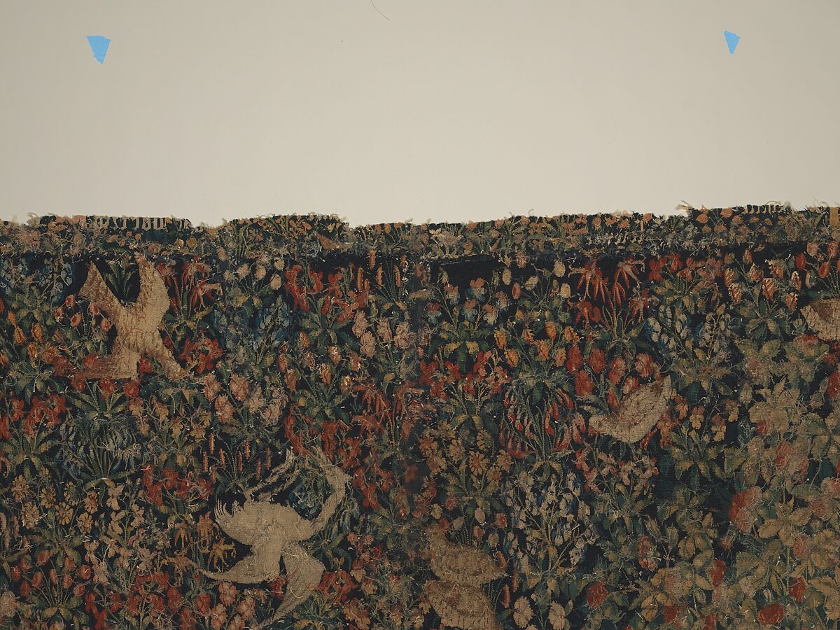 The Falcon Hunt, Wool, and silk in slit tapestry weave with some non-horizontal or eccentric wefts., Southern Netherlands