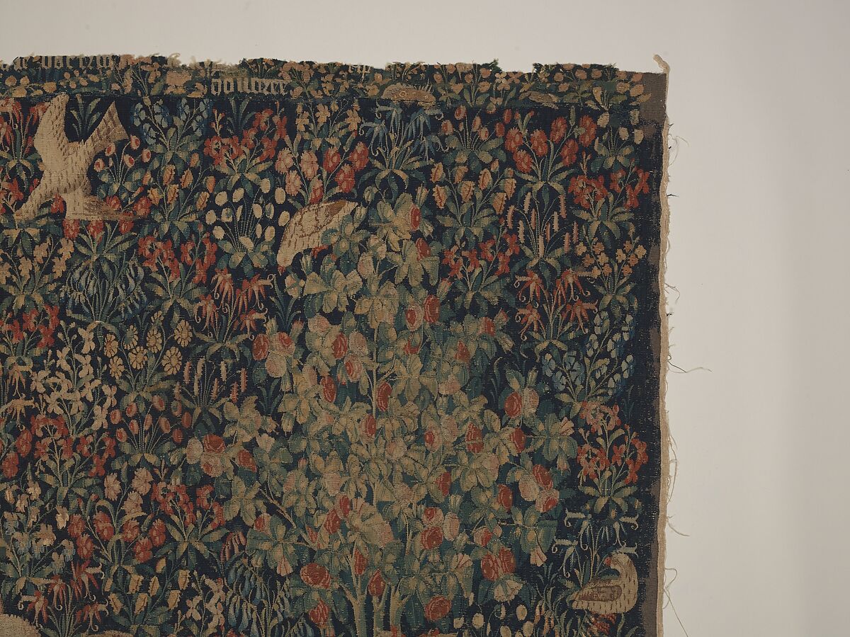 The Falcon Hunt, Wool, and silk in slit tapestry weave with some non-horizontal or eccentric wefts., Southern Netherlands