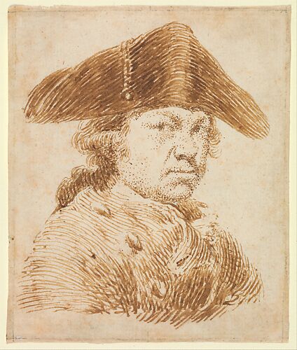 Self-Portrait in a Cocked Hat