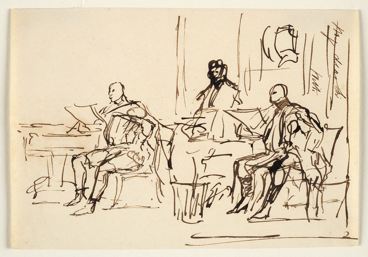 Studies for "Frederick, Duke of York and Albany", Sir David Wilkie (British, Cults, Scotland 1785–1841 off Gibraltar), Pen and black ink on white paper 